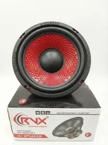 RVX 8" Red Woofer | 60 Watt High Power Bass Speaker | 4 Ohm Impedance - Buy in Patna Bihar